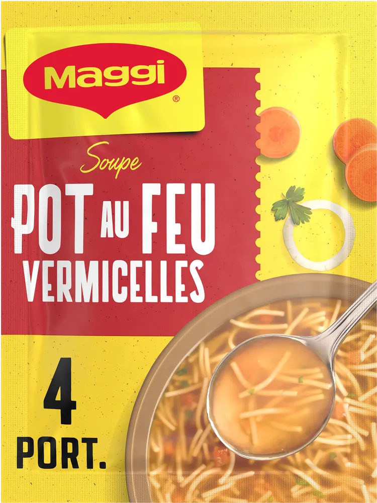 MAGGI Soupe Déshydratée Pot-au-feu Vermicelles 57g