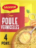 Soupe volaille et vermicelles déshydratée