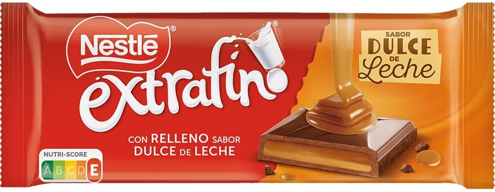 Extrafino con relleno sabor dulce de leche