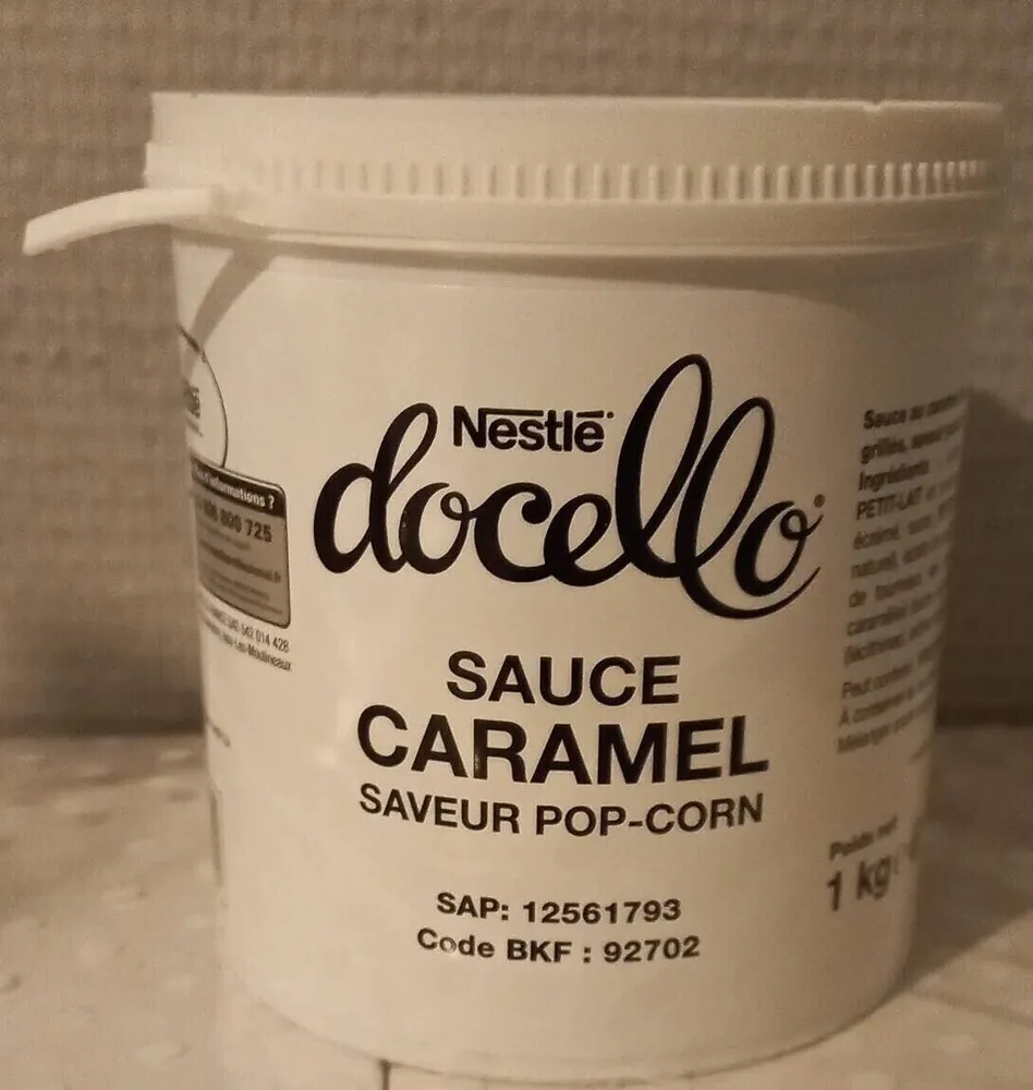 Sauce caramel saveur pop-corn