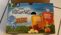 Gourdes de compotes naturnes