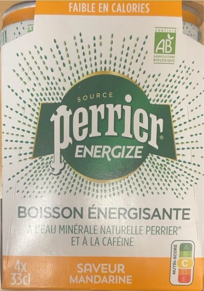 Perrier Energize saveur mandarine