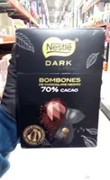Bombones de chocolate negro 70% cacao