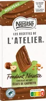NESTLE L'ATELIER – Tablette Chocolat lait fondant noisette – 130g