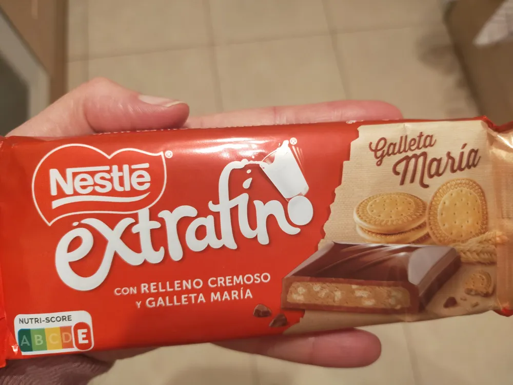 Extrafino con relleno cremoso y galleta María
