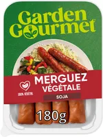 GARDEN GOURMET Merguez Végétale Soja 180g