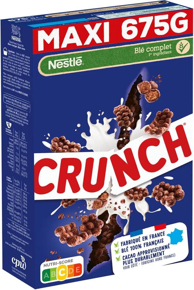NESTLE CRUNCH Céréales 675g