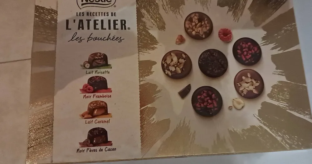 LES RECETTES DE L'ATELIER Les Bouchées Lait et Noir 398g