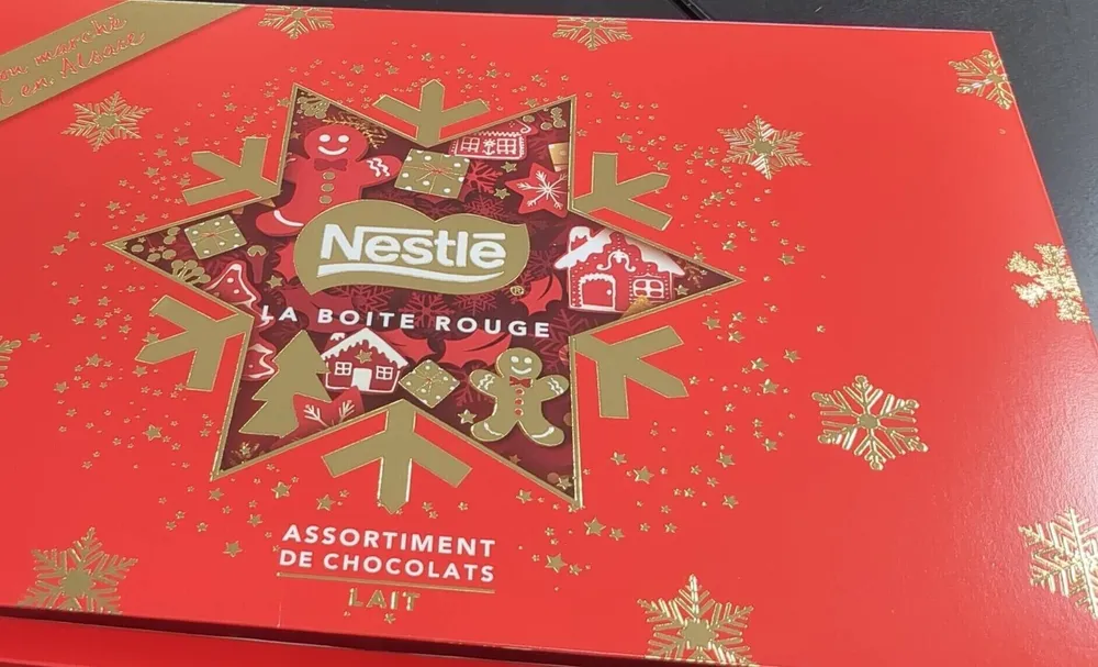 NESTLE La Boîte Rouge Marché de Noël Alsacien 385g