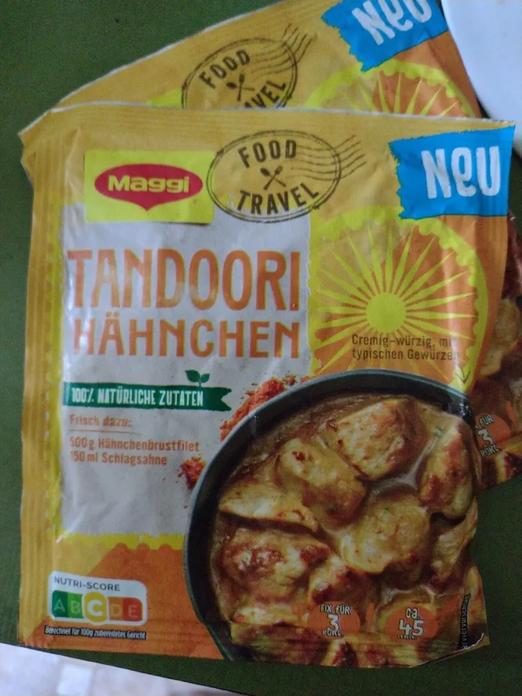 Tandoori Hähnchen fix
