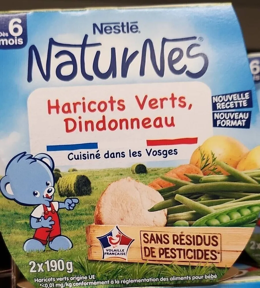 Haricots verts, dindonneau