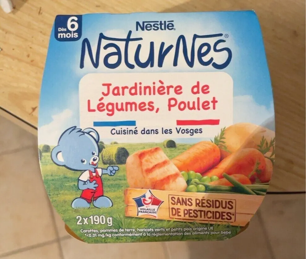 Jardinière de légumes et poulet