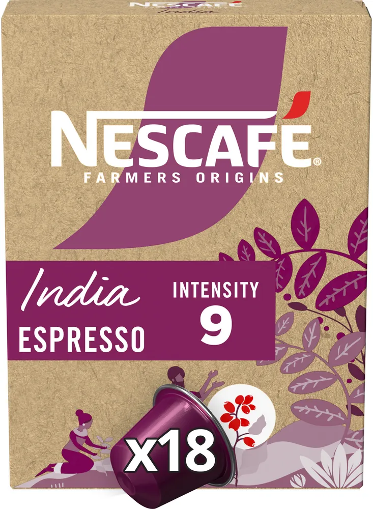 NESCAFE Farmers Origins India 18 capsules