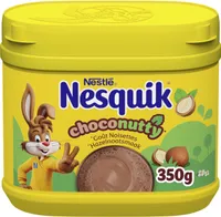 NESQUIK Choco Nutty goût Choco Noisette Poudre Cacaotée 350g