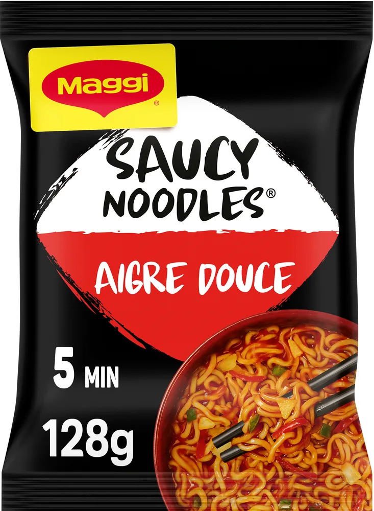 Nouilles instantanées sauce aigre douce