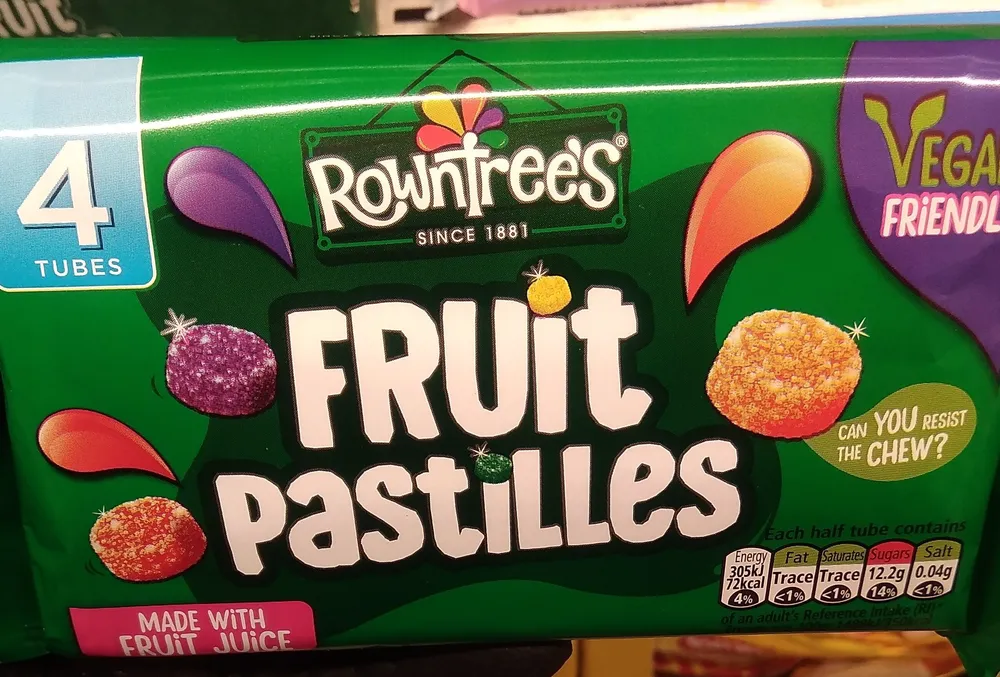 Rowntrees Fruit Pastilles 4pk
