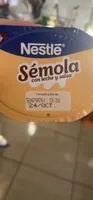 Sémola con leche y salsa de Caramelo