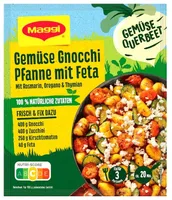 Gemüse Gnocchi Pfanne mit Feta