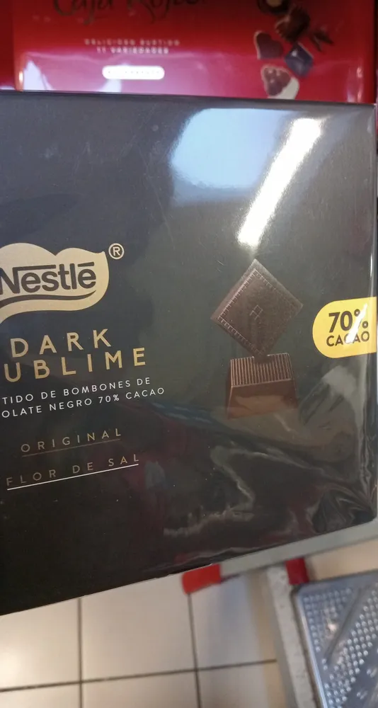 SUBLIME Nestle DARK CHOCOLATE NEGRO 70% CACAO