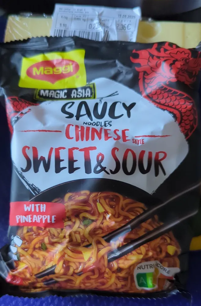 sauce noodles sweet &sour