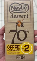 NESTLE DESSERT Noir Absolu 70% 2x170g