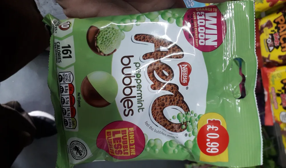 Aero Peppermint Bubbles