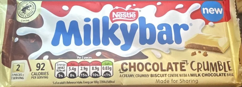 Nestle Milkybar Chocolate Crumble