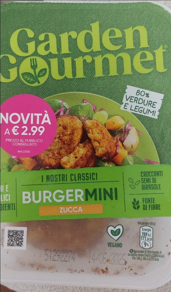 Burger Mini Zucca