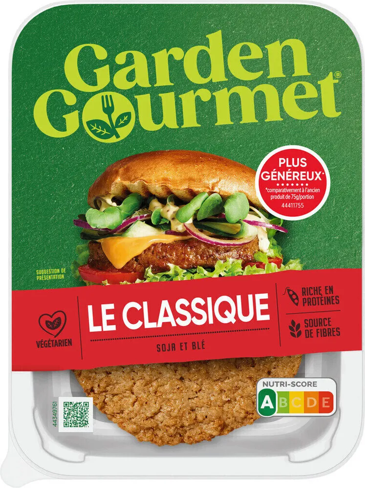GARDEN GOURMET Le Classique Soja et Blé 172.5g