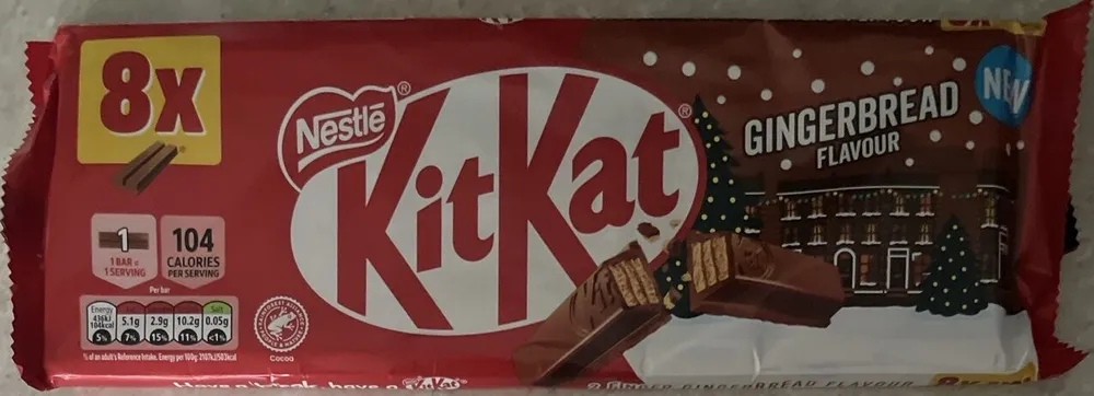 Kitkat 2 Finger Gingerbread