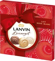 LANVIN Escargots Plaisir d'offrir lait-noir-blanc 296g