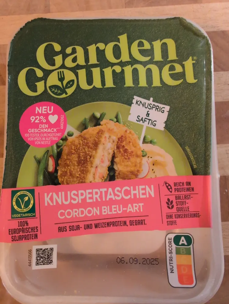 Knuspertaschen Cordon Bleu-Art