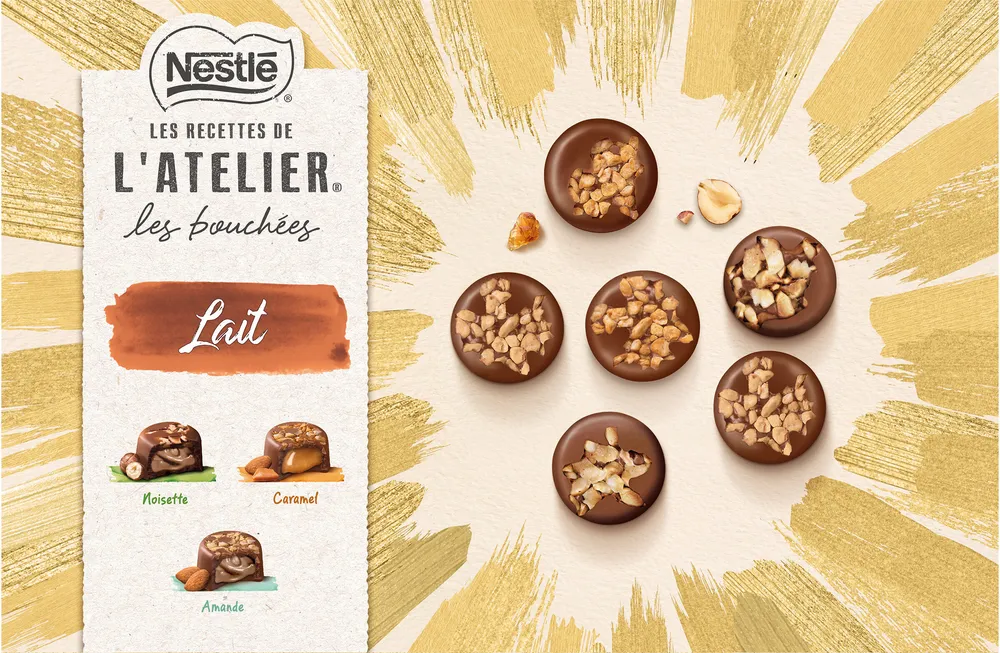 LES RECETTES DE L'ATELIER Les Bouchées Lait 410g