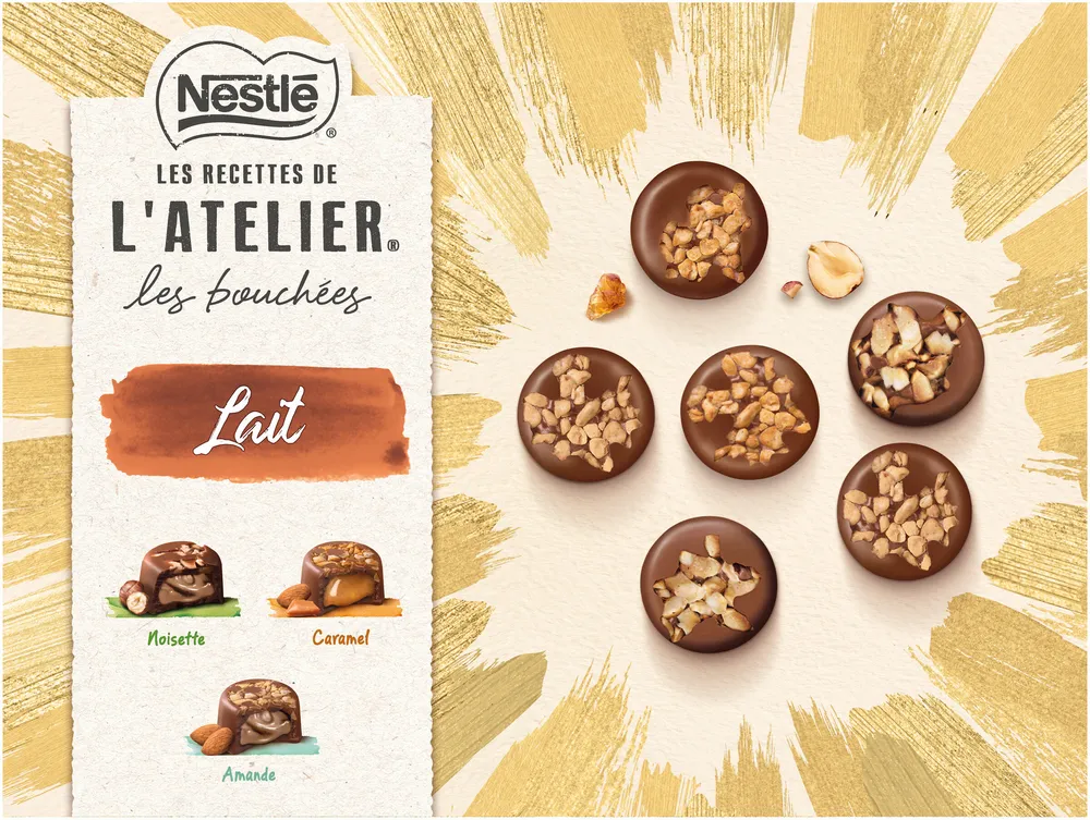 LES RECETTES DE L'ATELIER Les Bouchées Lait 191g