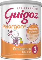 GUIGOZ Pelargon 3 Lait Infantile 3eme age 780g