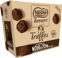 NESTLE DESSERT Truffes au chocolat Noir corsé 70% 250g