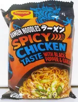 Ramen Noodles Spicy Chicken Taste with Black Pepper & Garlic