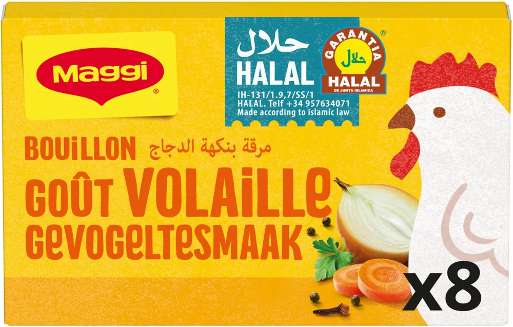 MAGGI Bouillon Goût Volaille Halal 72g