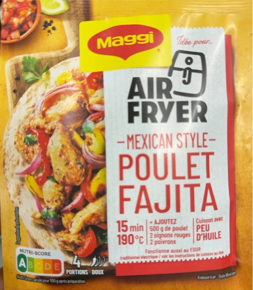 MAGGI Air Fryer Epices pour Fajitas Poulet - Mexican Style 27g
