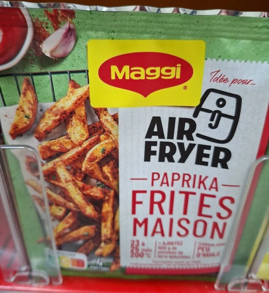 MAGGI Air Fryer Préparation Frites Maison Paprika - Sachet de 34g