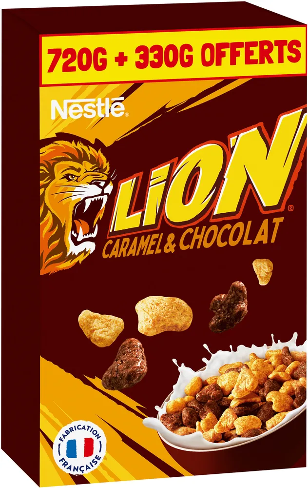 NESTLE LION Céréales 720+330g offert