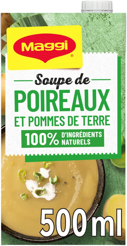 Soupe Liquide Poireaux pomme de terre 500ml