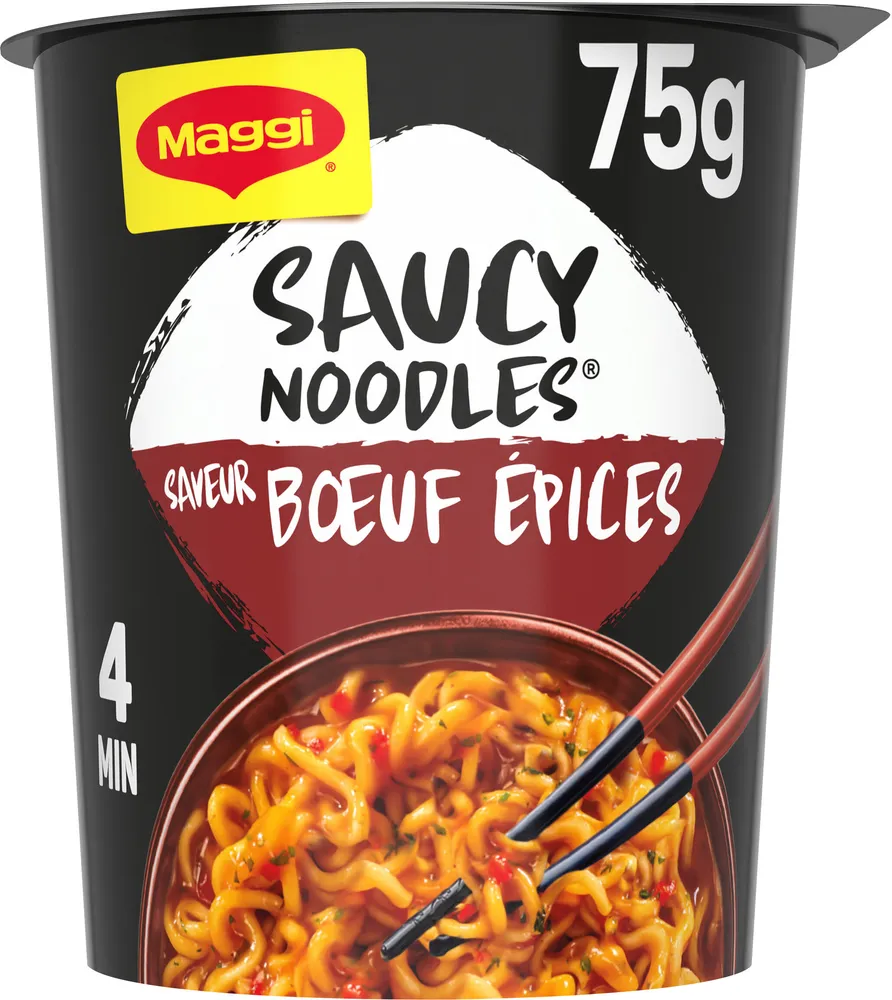 Cup saveur bœuf epices