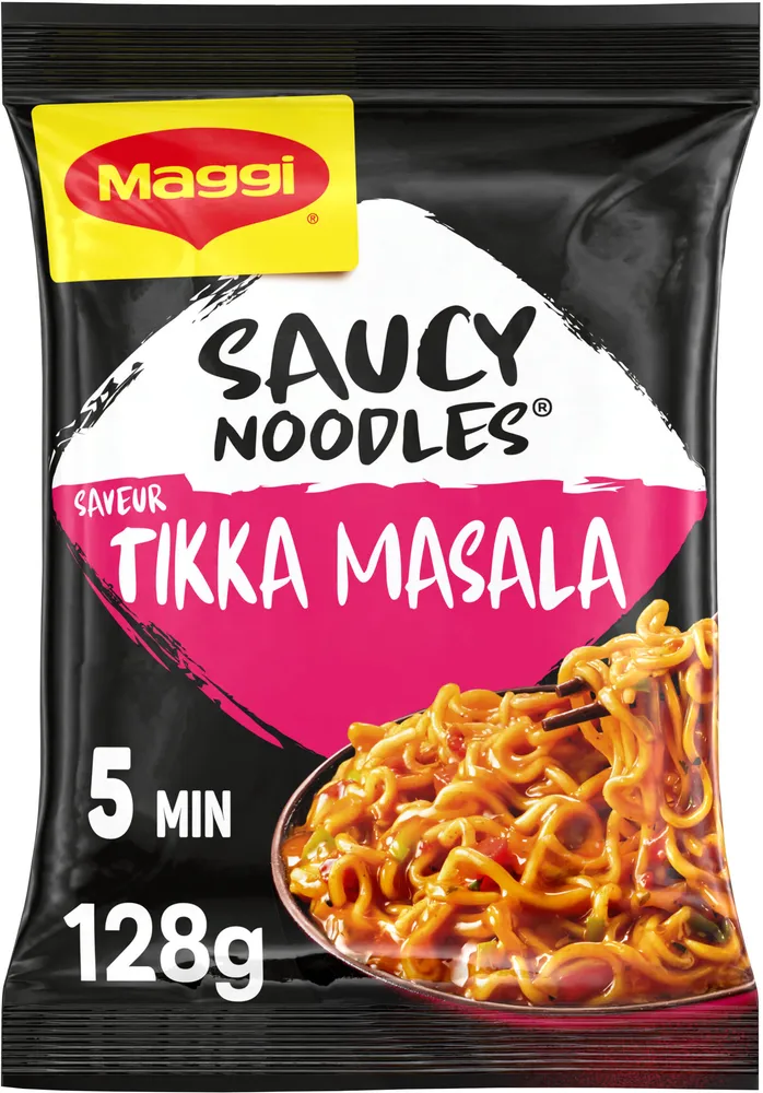 MAGGI Nouilles Saveur Tikka Massala - Sachet de 128g