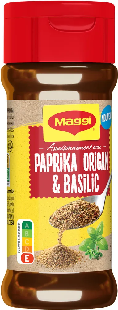 Paprika, origan basilic