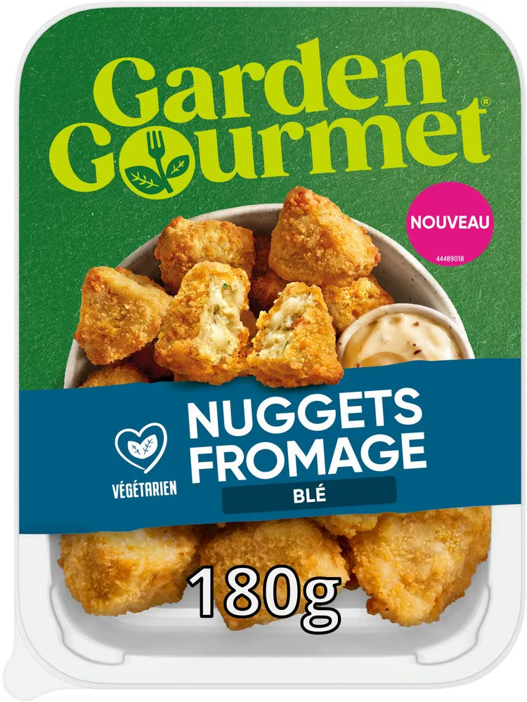 GARDEN GOURMET Nuggets Fromage 180g
