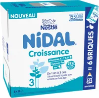 NIDAL lait de croissance 6x1L