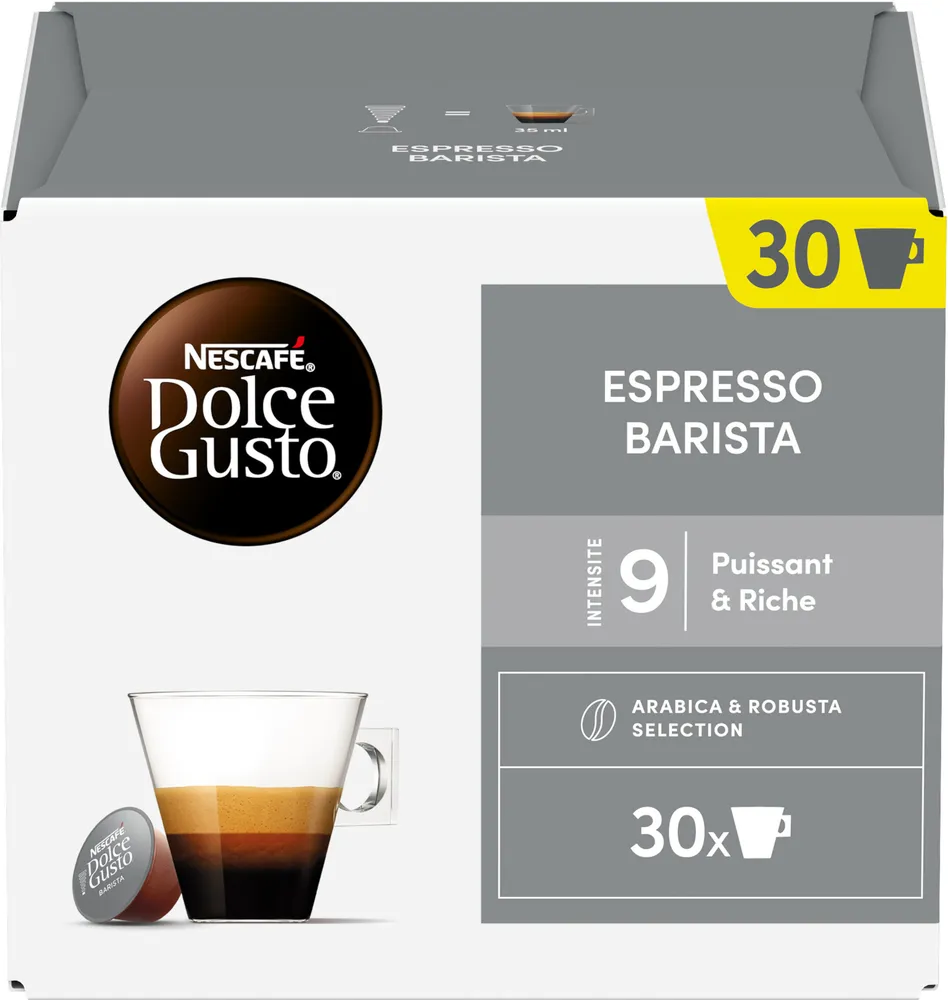 Capsules NESCAFE DOLCE GUSTO RISTRETTO Espresso Barista x30