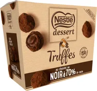 NESTLE DESSERT Truffes au chocolat Noir corsé 70% 250g