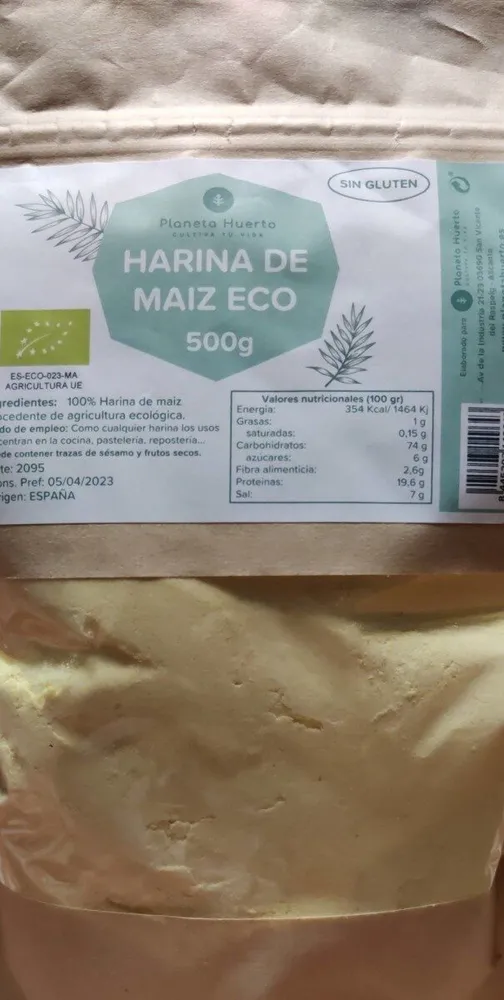 Harina de maiz eco